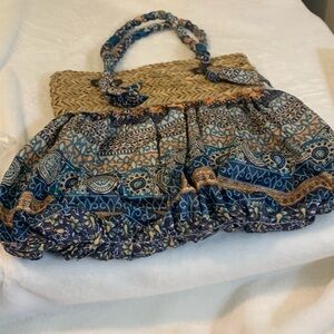 Lagenlook, Coastal Shoulderbag,Cappelli Straworld Vintage Boho, Rope Handle,Snap